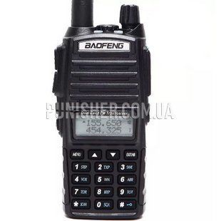 Радіостанція Baofeng UV-82 8W UHF/VHF, Чорний, VHF: 136-174 MHz, UHF: 400-520 MHz