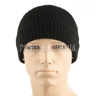 M-Tac Knit 100% Acrylic Beanie, Black, Large/X-Large