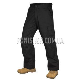 Rothco Relaxed Fit Zipper Fly BDU Pants Black, Black, Small Regular