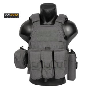 Плитоноска Emerson LBT6094A Plate Carrier з підсумками, Сірий, Плитоноска