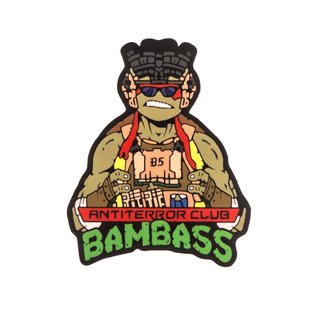 BS Raph Sticker, Olive, Stickers