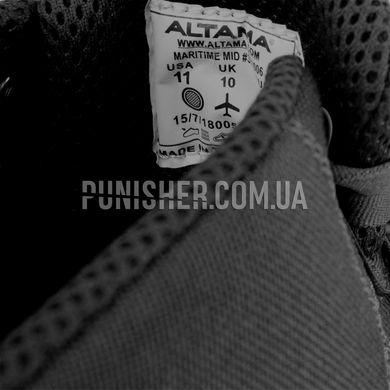 Тактичні кросівки Altama Maritime Assault Mid, Чорний, 7.5 R (US), Літо, Демісезон