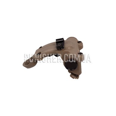 Ops-Core Adapter for RAC Headset, Coyote Brown, Headset, Ops-core, Helmet adapters
