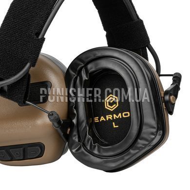 Активные наушники Earmor M31 PLUS, Coyote Brown, Аксессуары, С оголовьем, 22