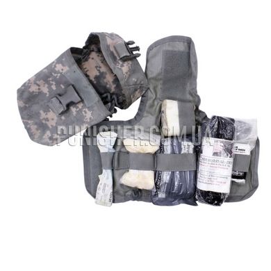 Individual First Aid Kit Universal, ACU, Bandage, Gauze for wound packing, Nasopharyngeal airway, Turnstile