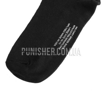 Армейские носки Rothco Military Dress Socks, Черный, 10-13 US