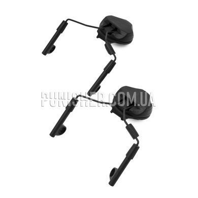 Sordin Supreme ARC Helmet Rail Adapters, Black, Headset, MSA Sordin, Helmet adapters