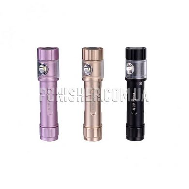 Fenix HL10 Headlamp, Purple, Headlamp, Accumulator, Battery, White, 70