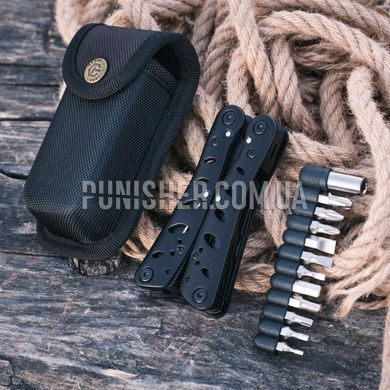 Ganzo G205 Multitool, Black, 22