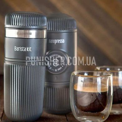 Wacaco Nanopresso Barista Kit Portable Coffee Maker Accessories Set, Black, Інше