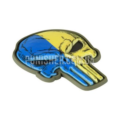 M-Tac Punisher Patch, Yellow/Blue, PVC