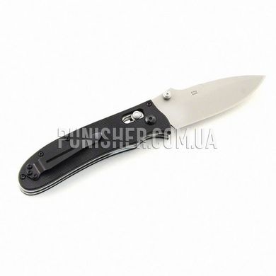 Нож складной Ganzo G704, Черный, Нож, Складной, Гладкая