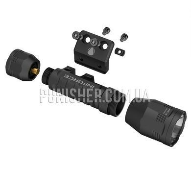 Підствольний ліхтар Inforce ARC 650 LR-M Modular Weapon Light, Чорний, Ліхтар, Білий, 1400