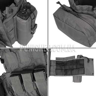 Плитоноска Emerson LBT6094A Plate Carrier з підсумками, Сірий, Плитоноска