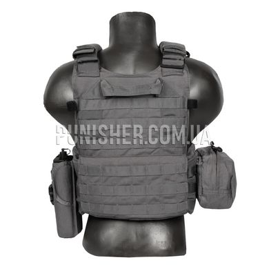 Плитоноска Emerson LBT6094A Plate Carrier з підсумками, Сірий, Плитоноска