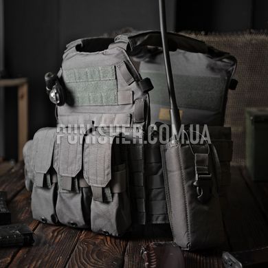 Плитоноска Emerson LBT6094A Plate Carrier з підсумками, Сірий, Плитоноска