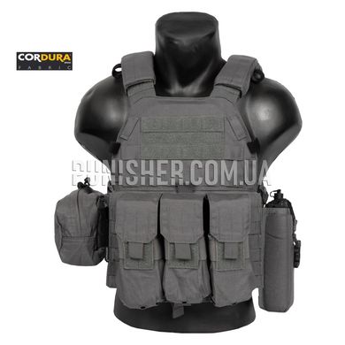 Плитоноска Emerson LBT6094A Plate Carrier з підсумками, Сірий, Плитоноска