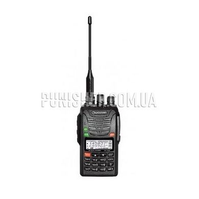 Wouxun KG-UV6D Radio, Black, FM: 65-108 MHz, VHF: 136-174 MHz, UHF: 400-470 MHz