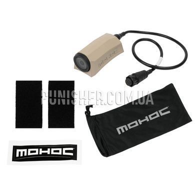 MOHOC RTS StreamCaster Edition Helmet-Mounted Tactical Camera, Tan, Сamera