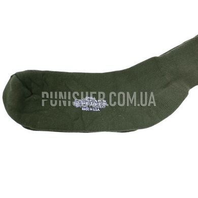 Высокие носки USGI X-Static Cushion Sole Sock, Olive Drab, 9-11 US, Демисезон
