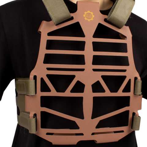 Emerson Tactical Skeleton Armor Frame Plate Carrier Vest + Plates  Lightweight