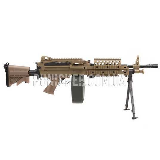 Кулемет тренувальний FN М249 MK46 MOD 0 страйкбольний A&K Tan