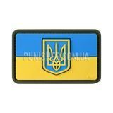 Нашивка M-Tac Прапор України з Гербом PVC, Жовто-блакитний, ПВХ, Ні