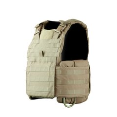 USMC Marine Corps Plate Carrier, Coyote Brown, Medium, Plate Carrier