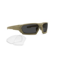 Revision ShadowStrike Ballistic Sunglasses, Tan, Transparent, Smoky, Goggles