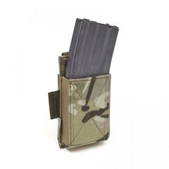 WAS Single Elastic Mag Pouch, Multicam, 1, Molle, AR15, M4, M16, HK416, For plate carrier, .223, 5.56, Cordura
