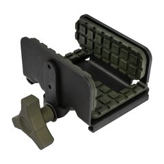 Shadow Tech PIG Saddle Precision Rifle Rest, Olive Drab, Clamp