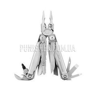 Мультитул Leatherman Surge без напилка, Срібний, 19