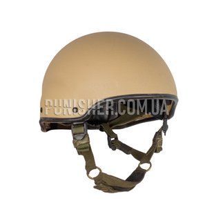 British Army Kevlar MK 7 Helmet (Used), Tan, Large
