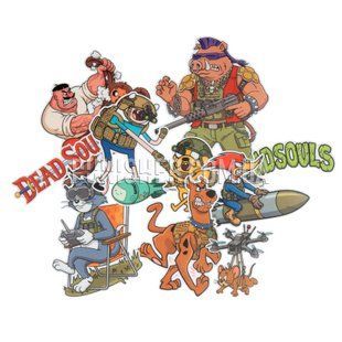 Стікерпак Dead Souls Group Nostalgie, Червоний, Стікери