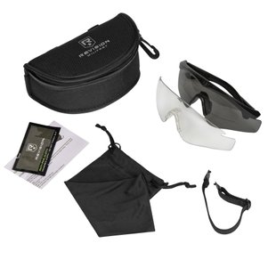 Комплект балістичних окулярів Revision Sawfly Max-Wrap Eyewear Essential Kit, Чорний, Прозорий, Димчастий, Окуляри, Regular