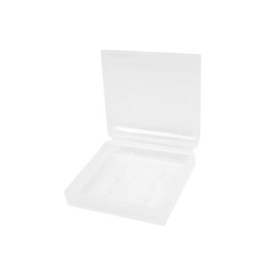 Plastic box for AAA batteries, Clear