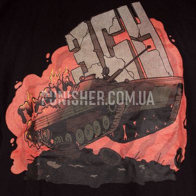 4-5-0 Infantry of the Armed Forces of Ukraine with IFV T-shirt, Grey, Large