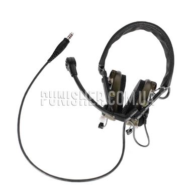 3М Peltor Comtac IV Single Comm Headset, Olive, Headband, 23, Comtac IV, 2xAAA, Single