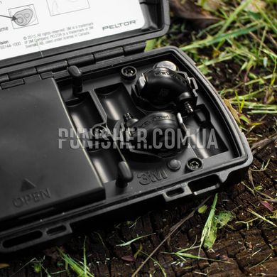 3M Peltor TEP-100 Tactical Digital Earplug Kit, Black, Active, 23