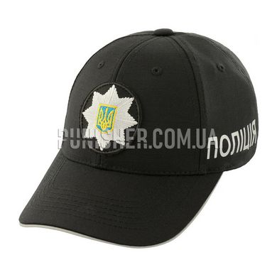 Бейсболка M-Tac Поліція Elite Flex рип-стоп, Чорний, Small/Medium