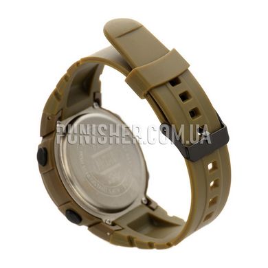 M-Tac Tactical Watch with compass, Coyote Brown, Alarm, Date, Day of the week, Month, Year, Compass, Backlight, Stopwatch, Timer, Tactical watch