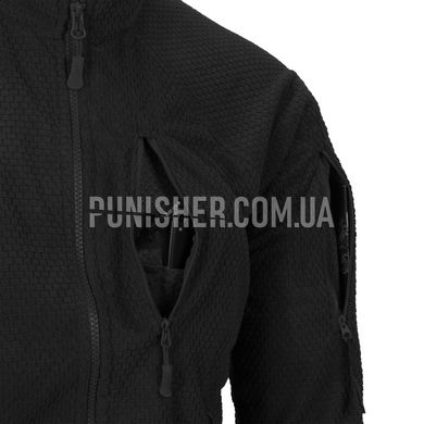 Helikon-Tex Alpha Tactical Jacket - Grid Fleece, Black, XX-Large