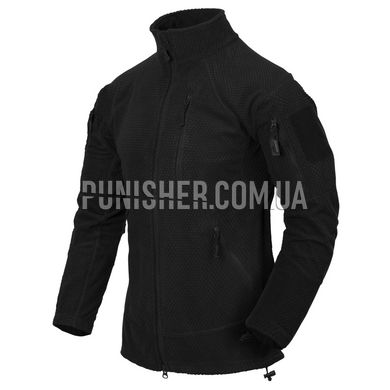 Helikon-Tex Alpha Tactical Jacket - Grid Fleece, Black, XX-Large