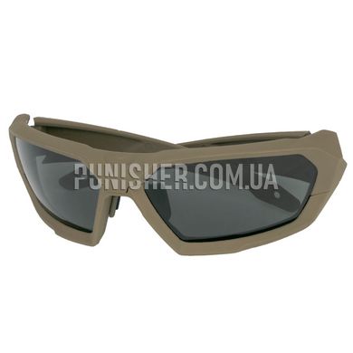 Revision ShadowStrike Ballistic Sunglasses, Tan, Transparent, Smoky, Goggles