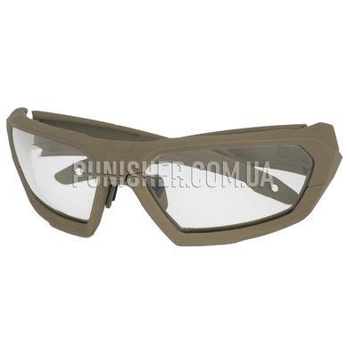 Revision ShadowStrike Ballistic Sunglasses, Tan, Transparent, Smoky, Goggles