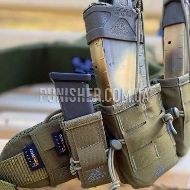 Магазинний підсумок Helikon-Tex Competition Rapid Carbine для АК/AR, Olive, 1, Molle, AK-47, AR15, Для плитоноски, Cordura 500D