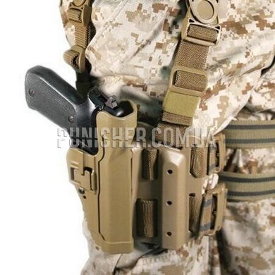 Кобура на стегно BlackHawk! Tactical Serpa під Beretta 92/96/M9 (ФОРТ), Coyote Brown, ФОРТ, Beretta