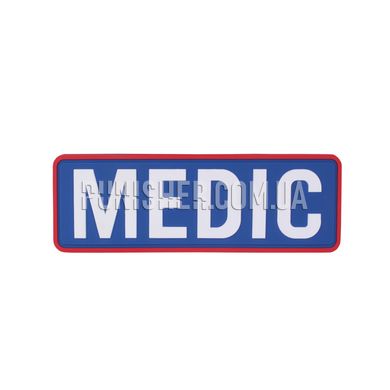 Нашивка Emerson PVC Medic Patch, Синий, Медик, ПВХ