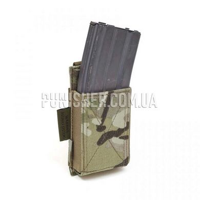 Підсумок WAS Single Elastic Mag Pouch для магазину M4, Multicam, 1, Molle, AR15, M4, M16, HK416, Для плитоноски, .223, 5.56, Cordura