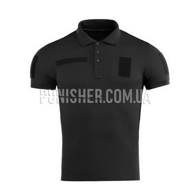 M-Tac 65/35 Black Polo T-shirt, Black, Large
